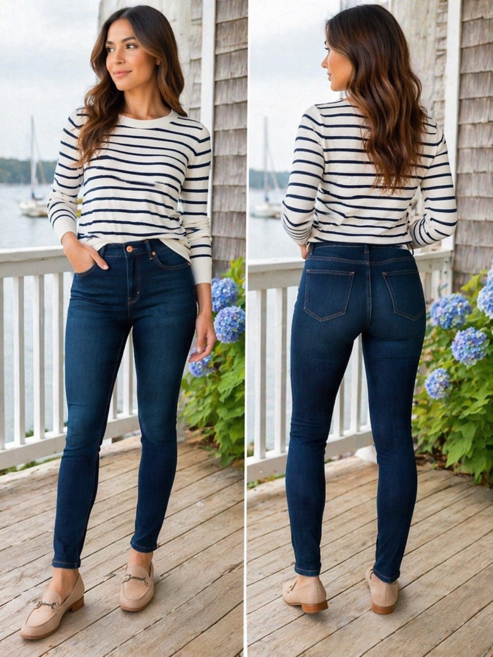 Vineyard Vines High Rise Skinny Jeans Size 28 Dark Wash Stretch Denim EUC